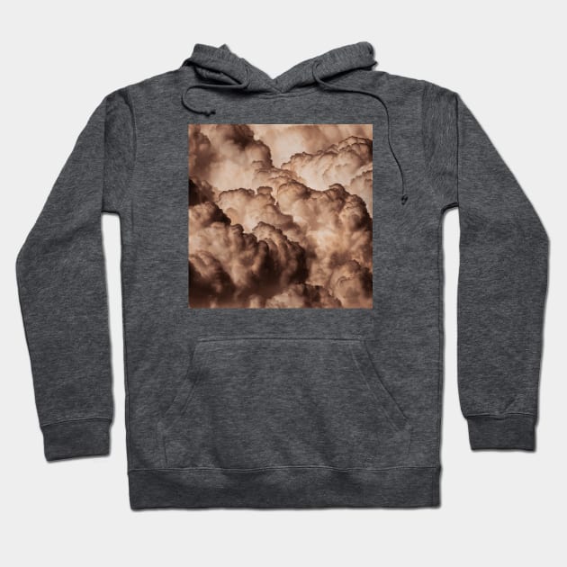 Dark Academia clouds Aesthetic Hoodie by Pictandra